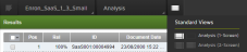 Analysis Page Two-Screen Mode Menu