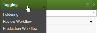 Tagging Panel Header Menu