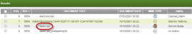 Chat Attachment Display in the Results List