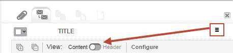 Email Thread View Options